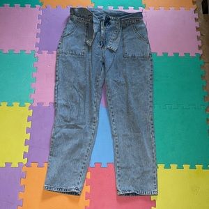 High waisted mom jeans